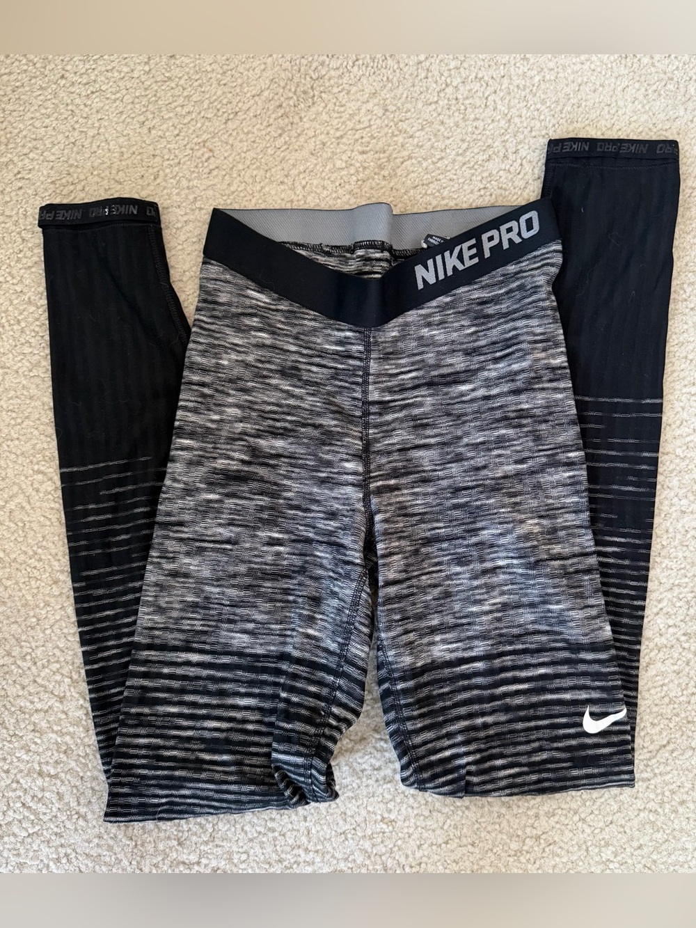 Nike Pro Hyperwarm Running Tights Fleece Lined